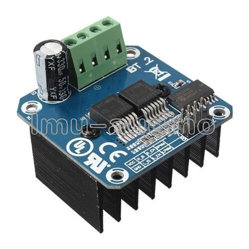10PCS Dual BTS7960B Stepper Motor Driver Board 43A DC H-Bridge PWM For Arduino