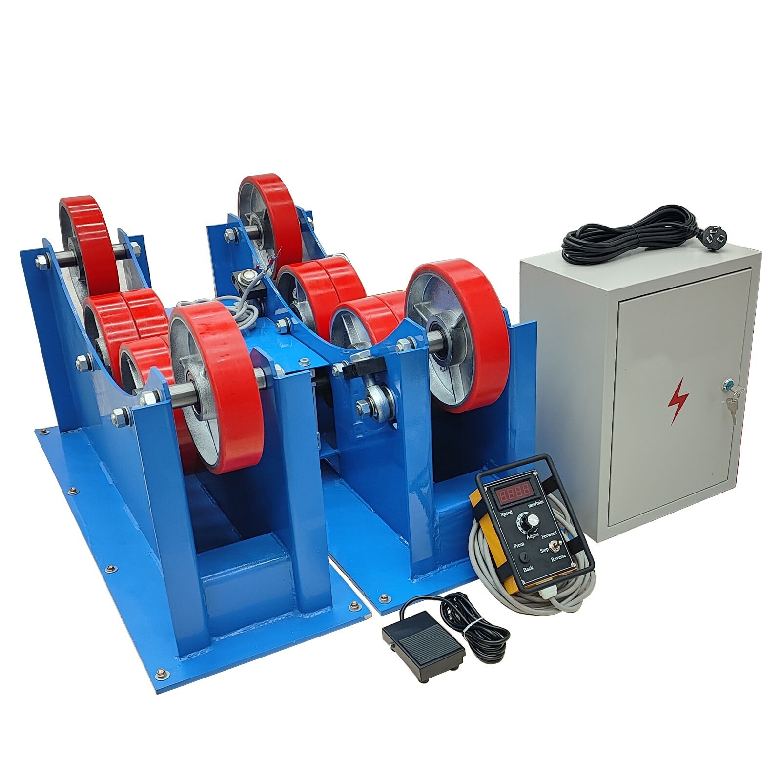 3T 660lbs Welding Turning Rolls Metalwork Weld Table Positioner 4 Soft Roller