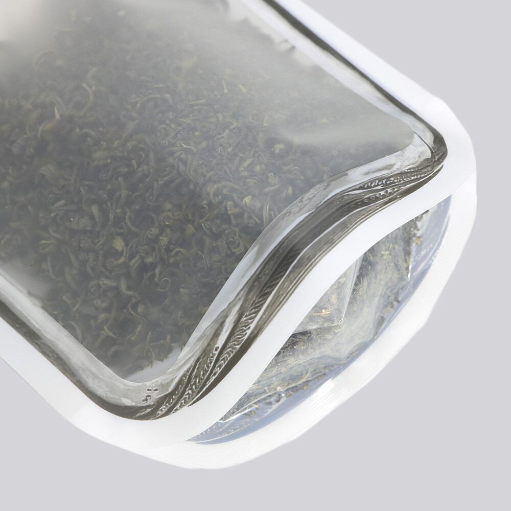 100/500/1000 1oz Canister Jar Designed Stand-Up Food Storage Resealable Zip Bags
