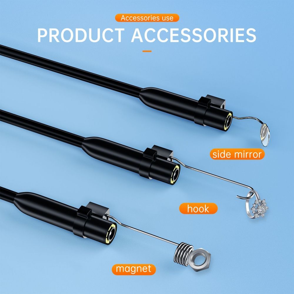 10M/33FT Endoscope Inspection Camera For Samsung S24/S23/S22+ Ultra iPhone 15 14