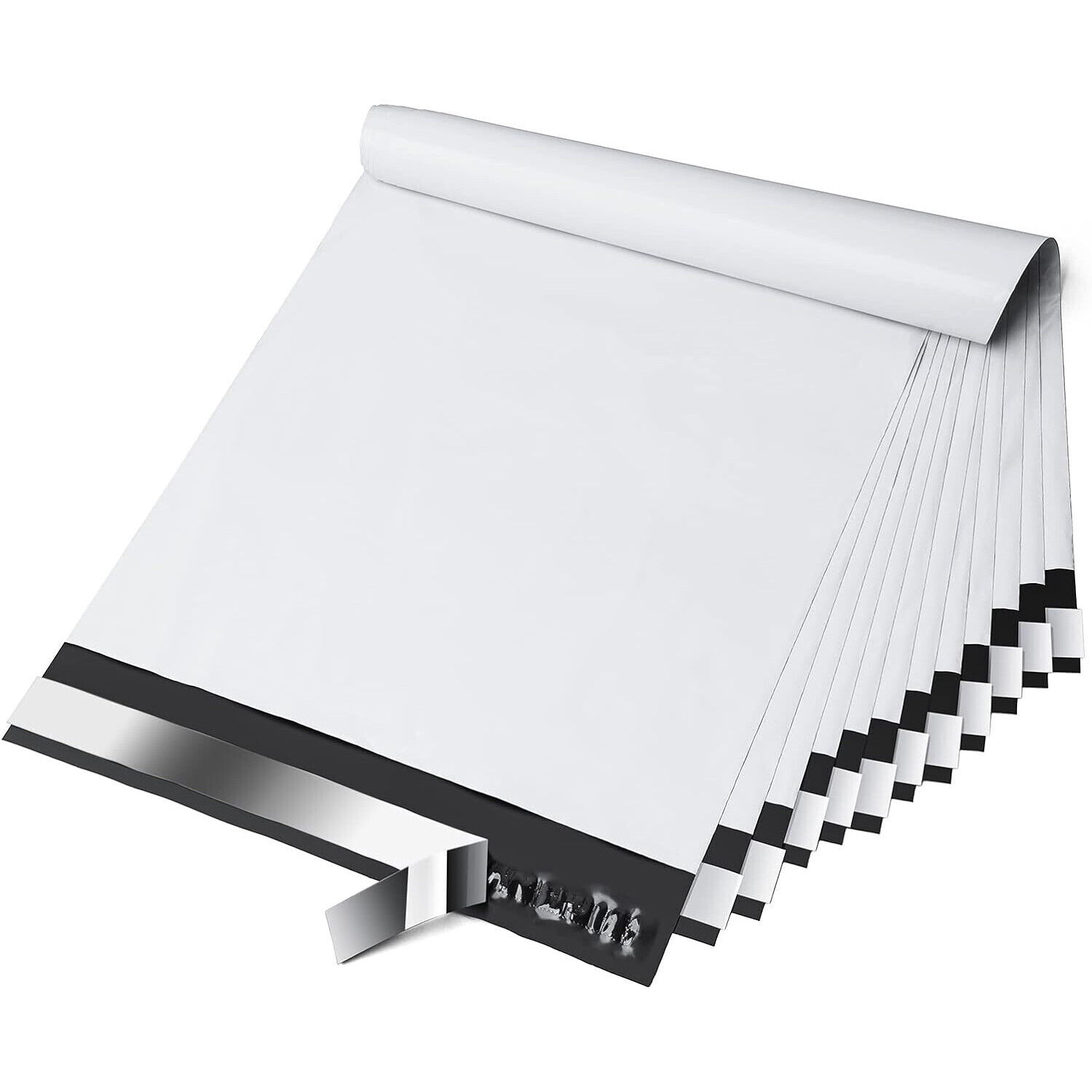 12″ x 15.5″ Poly Mailing Envelopes Plastic Shipping Bags 12×15.5 3 Mil 500 Pack