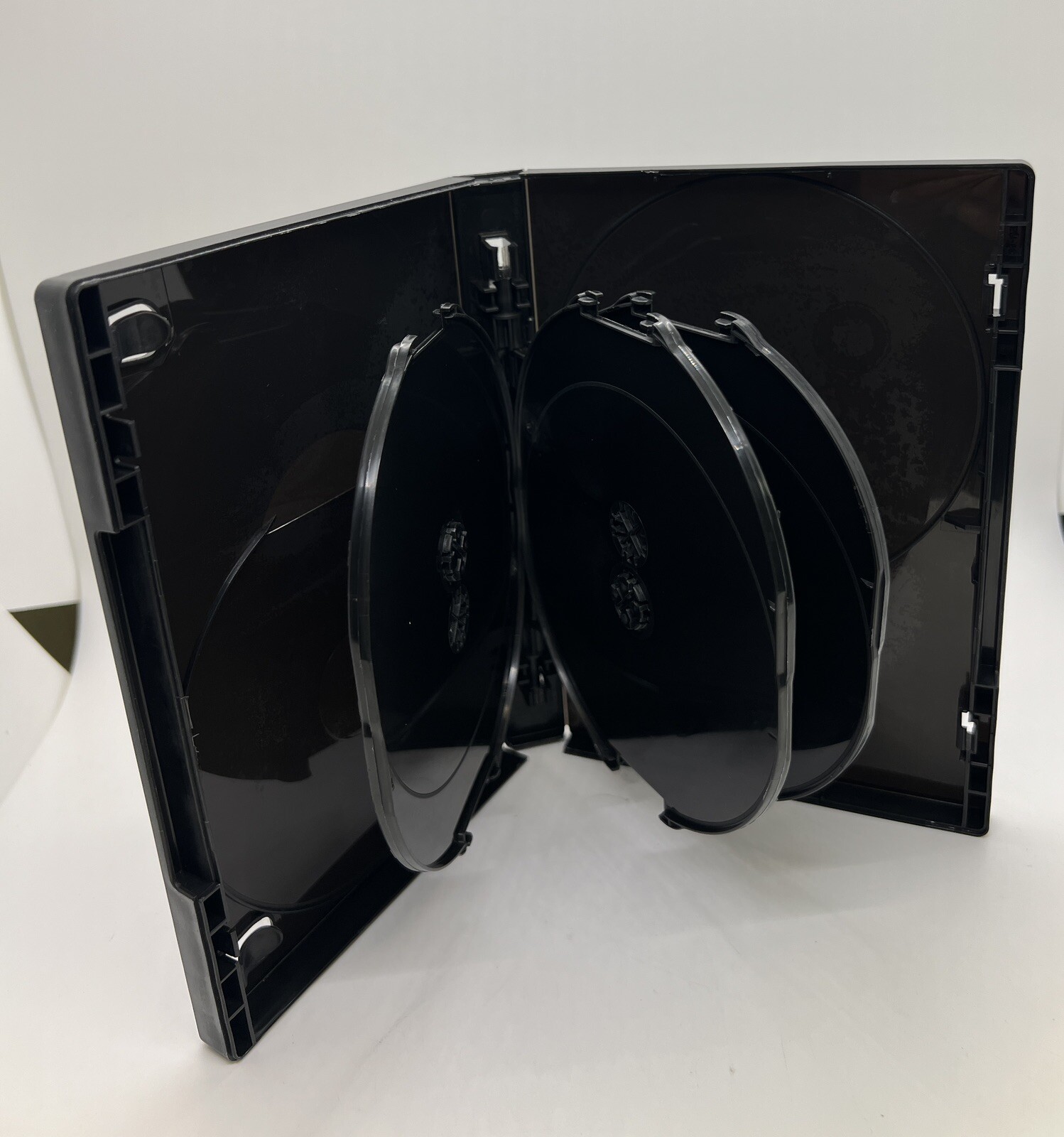 SALE! 3 PCS NEW 25MM 6 DISC DVD CASE, BLACK, DVD-B25M-0T6X