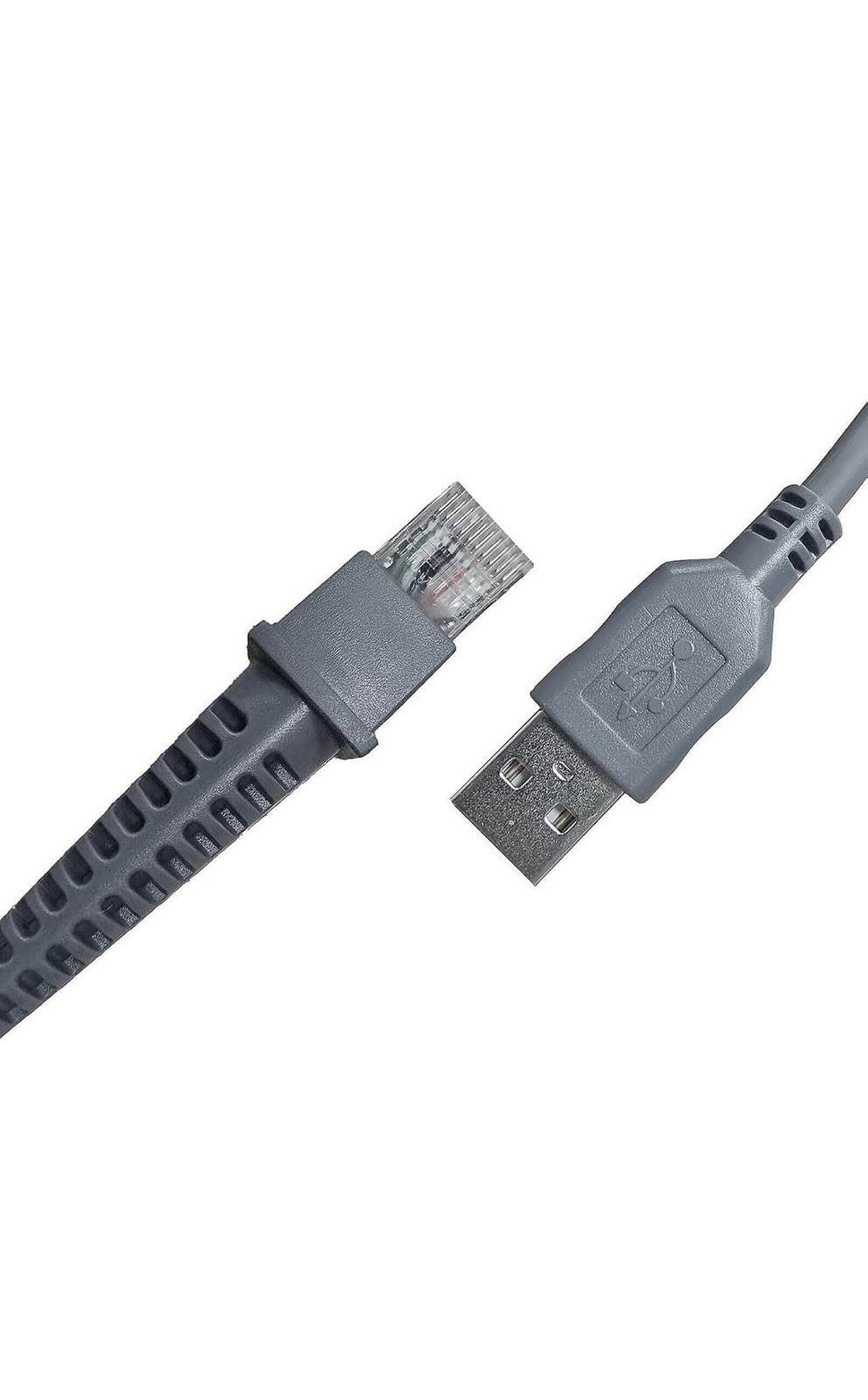 USB Cable for Datalogic Barcode Scanner, RJ45 to USB Port Scanner Cord, 3M/10FT