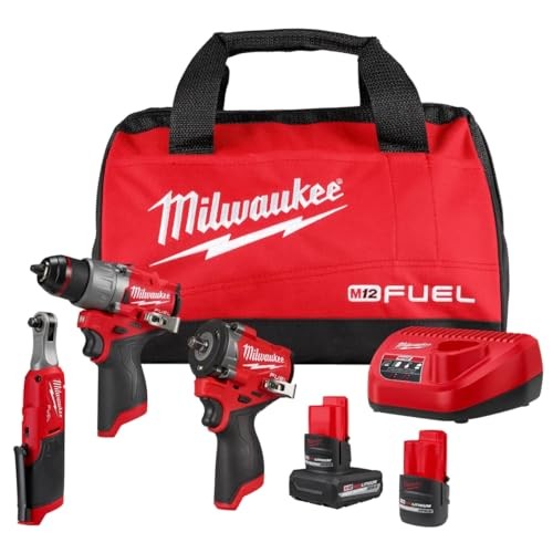 Milwaukee Electric – M12 Fuel 3-Tool Combo KIT
