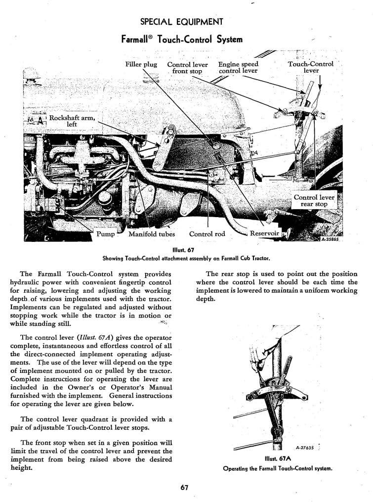 Tractor Operator Instruction Maint Manual Fits McCormick Farmall Cub 1955