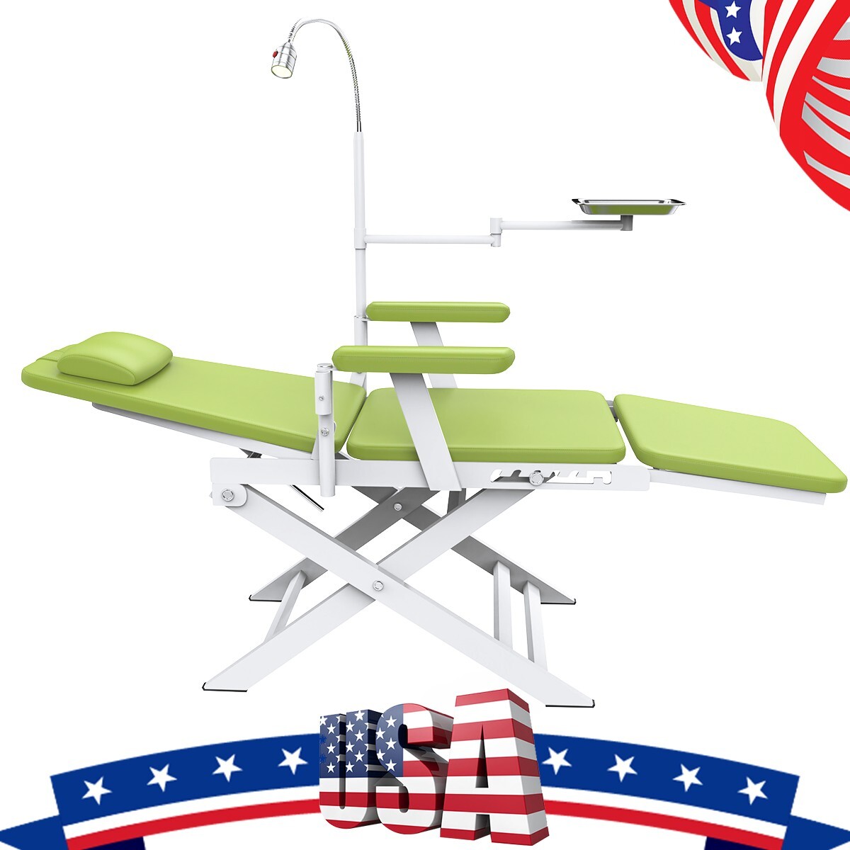 Portable Dental Mobile Delivery Unit System with Air Compressor 4Hole /Chair