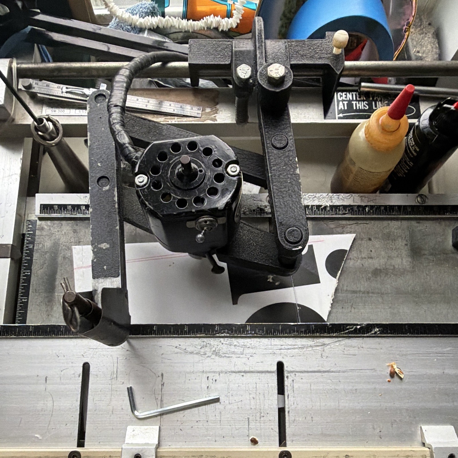 SCOTT SM-300 Manual Impact Sign Engraving Machine Metal Engraving Holder
