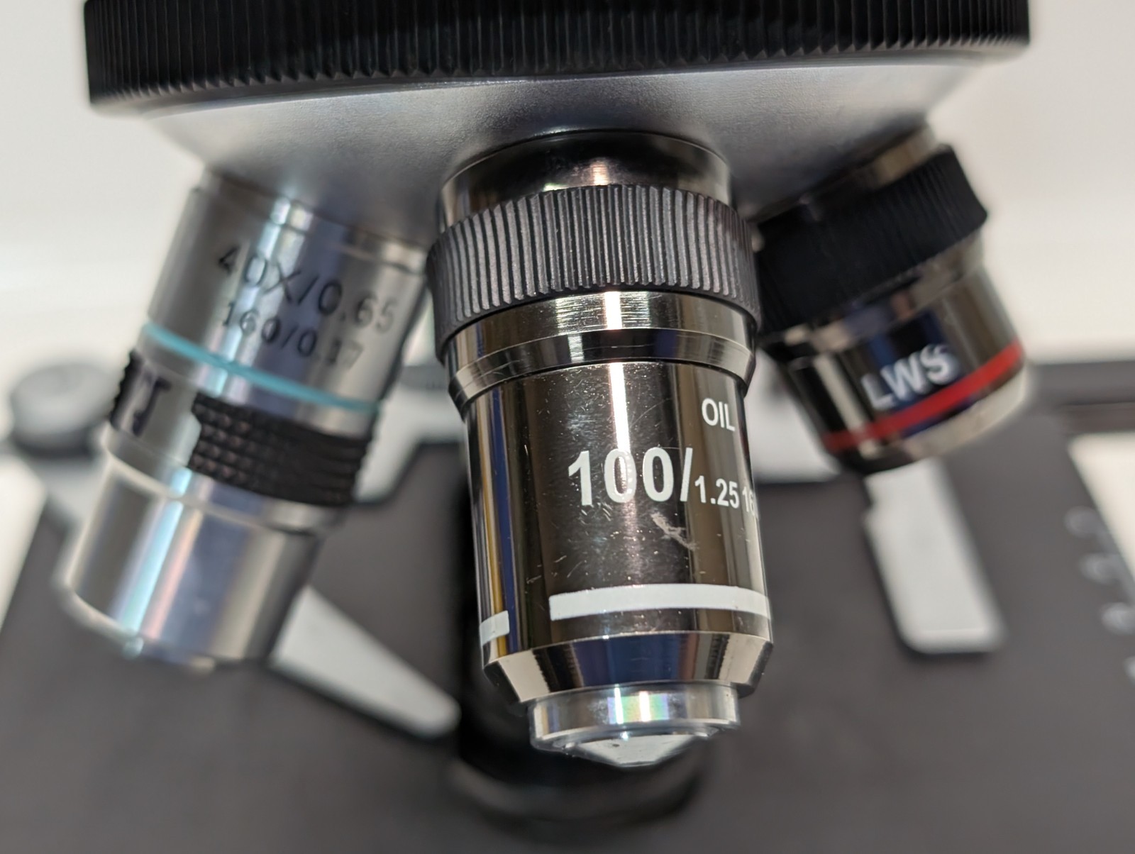LW Scientific Revelation III Compound Microscope, 110V, 60Hz, 4 Objective Lenses