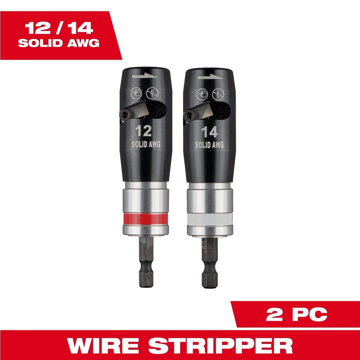 48-32-6405Milwaukee Tool 2 Piece Solid Wire Stripper Set