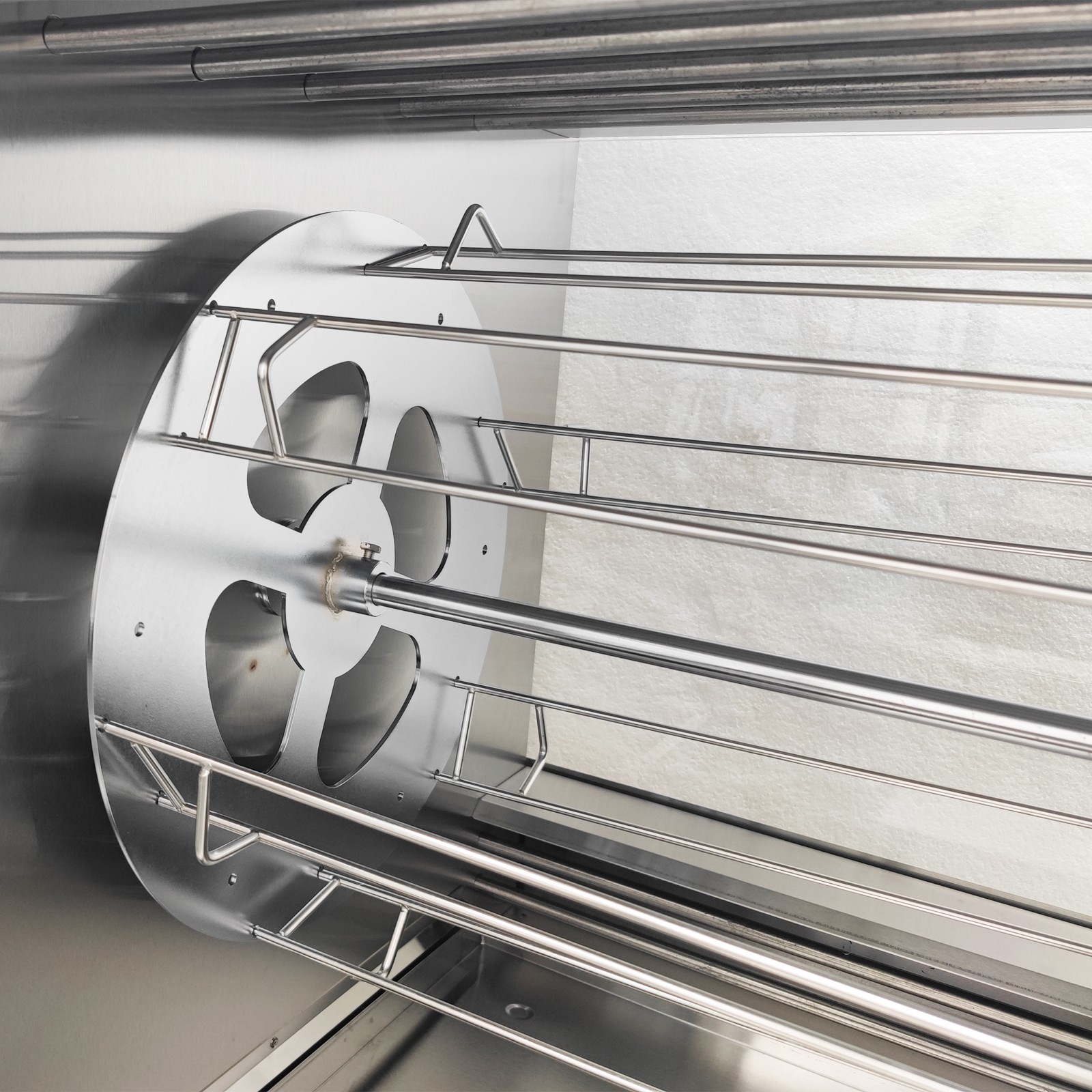 220V Electric Chicken Rotisserie Machine 122-572℉ Temp. Adjust Rotisserie Machin