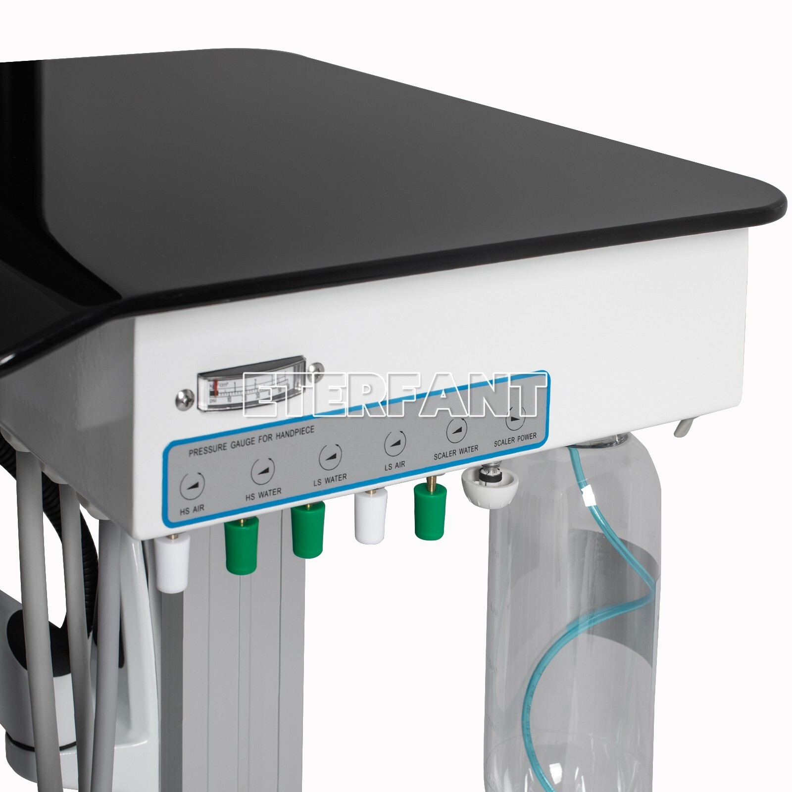 GU-P302S Dental Mobile Delivery Cart Adjustable Treatment Unit System 4Hole US