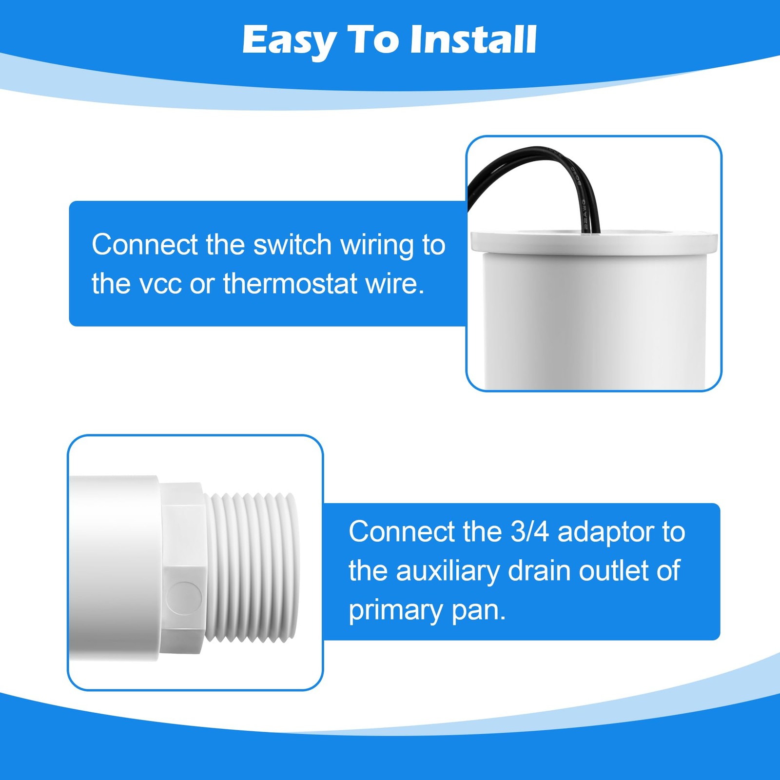 1 Pack SS2 Float Switch for Easy Installation, AC as the picture shown