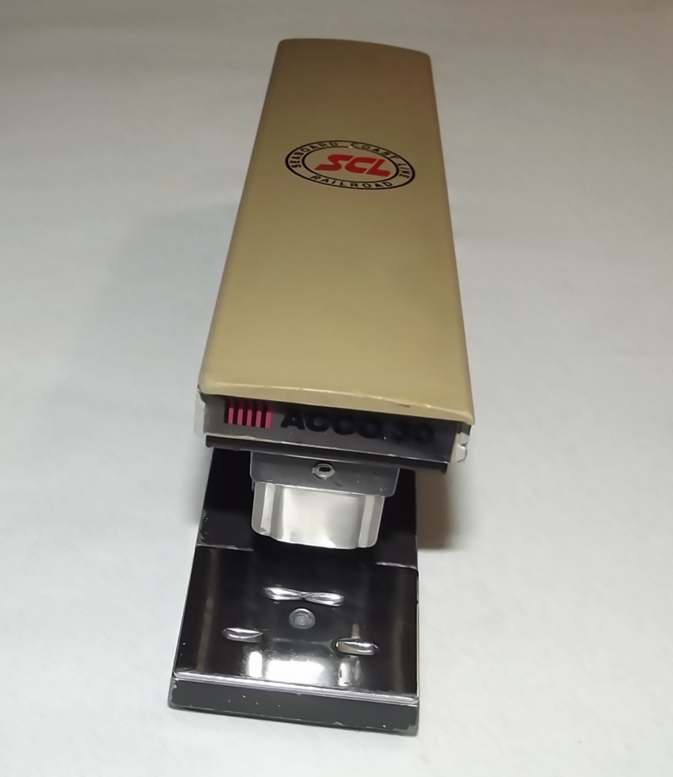 VINTAGE SEABOARD COAST LINE SCL RAILROAD STAPLER ACCO 30 HEAVY DUTY