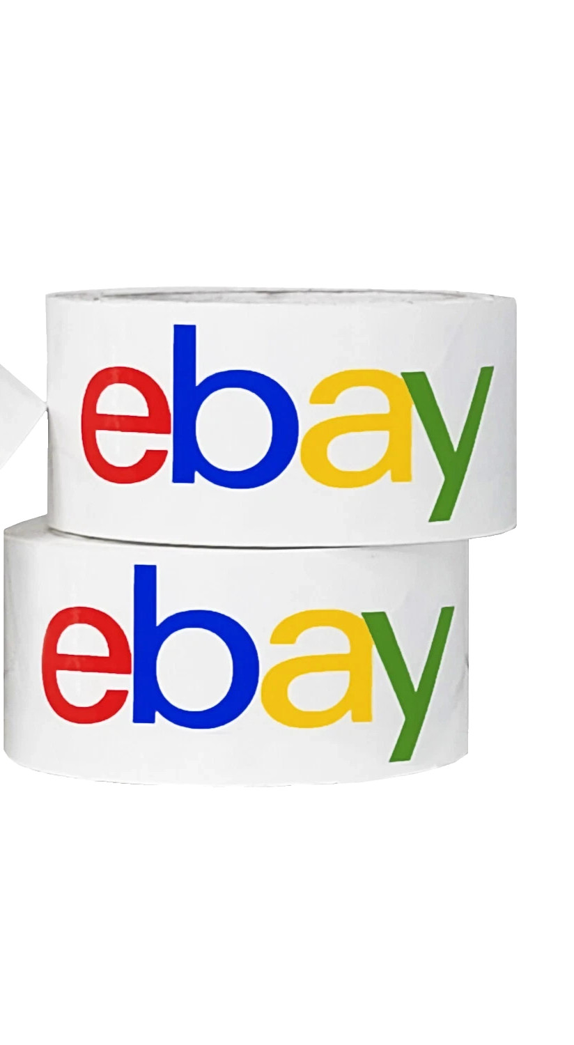 2 NEW roll EBAY Packaging Tape – Color Logo 2″ x 75 yards Sbx