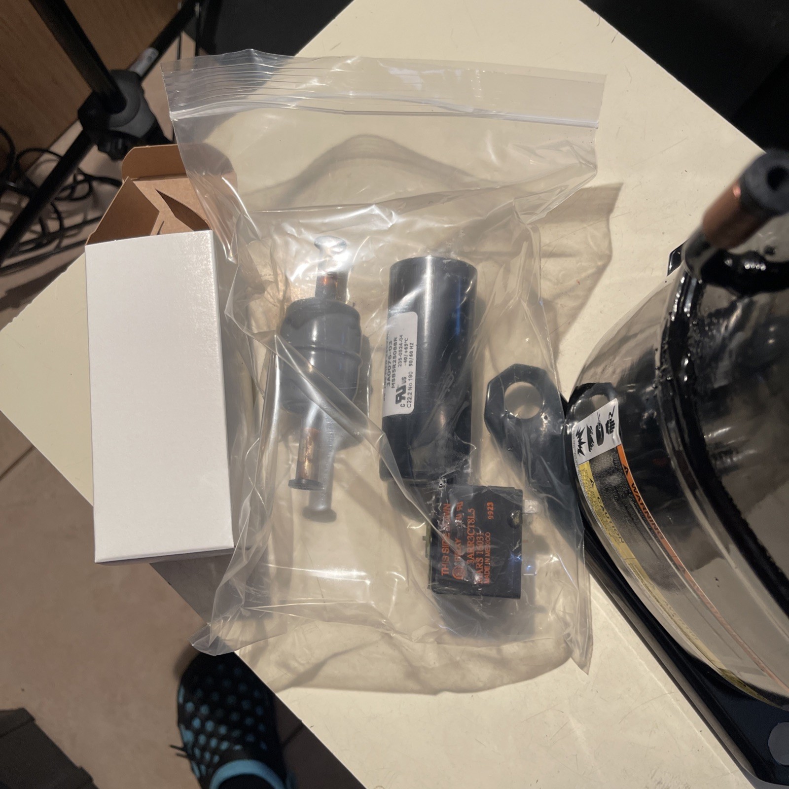 Copeland Compressor Kit. New. Model RS64C2E Serial 05417941D.