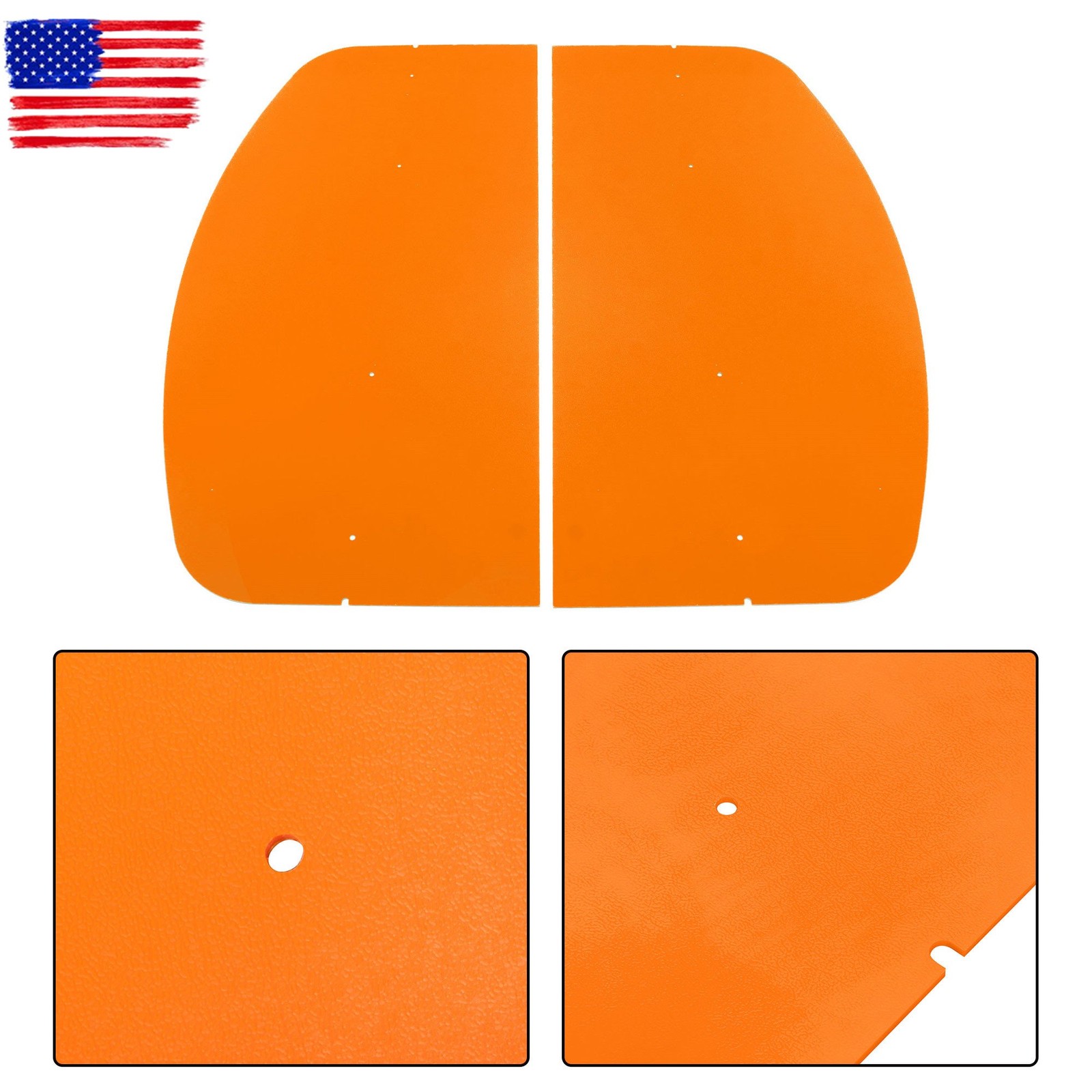 Tractor & Mowers Top Canopy 52″× 52″ For 2″ x 2″ or 2″ x 3″ Rops Umbrella Orange