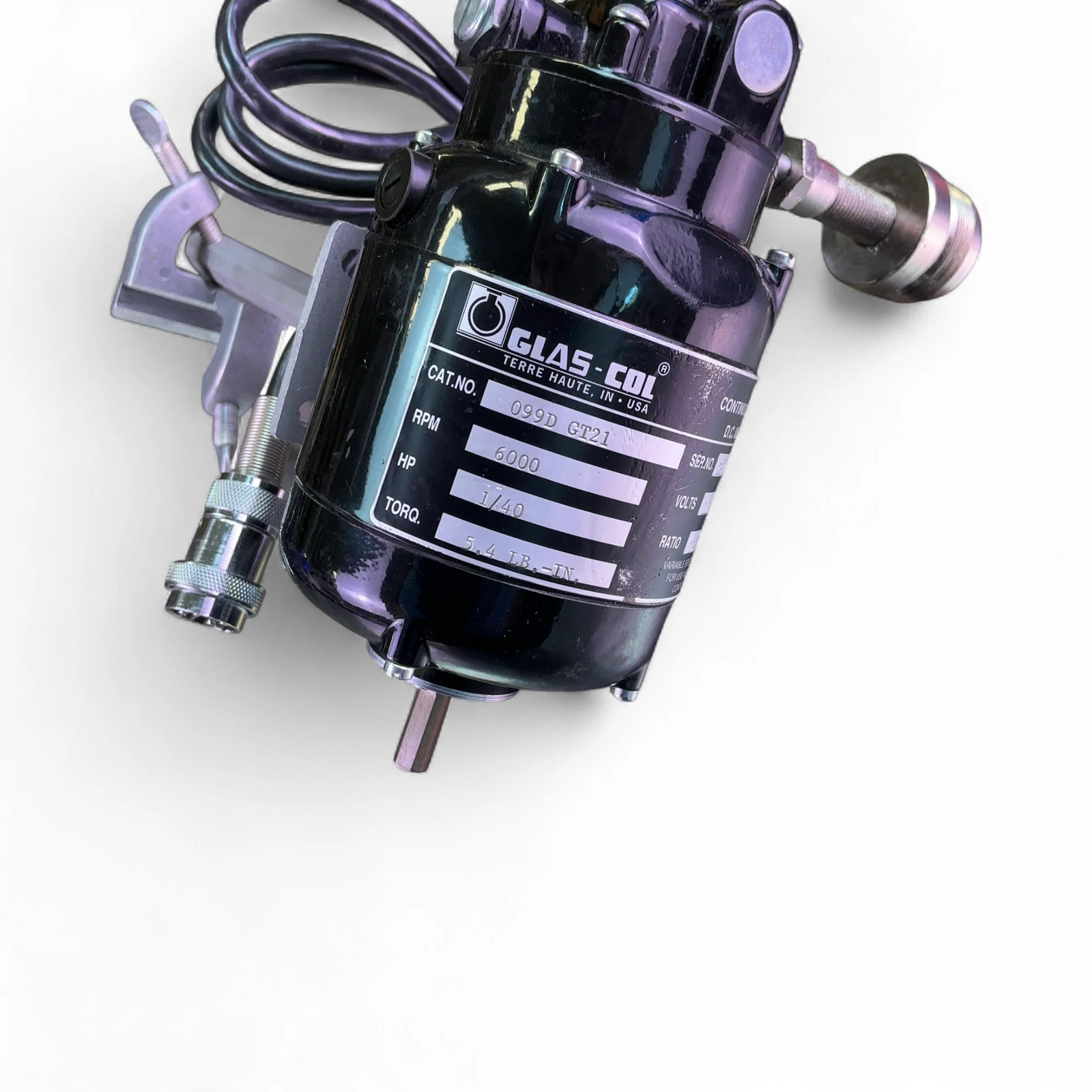 GLAS-COL GKH GT Motor Control w Continuous Duty DC Motor 099D GT21 (BO!)