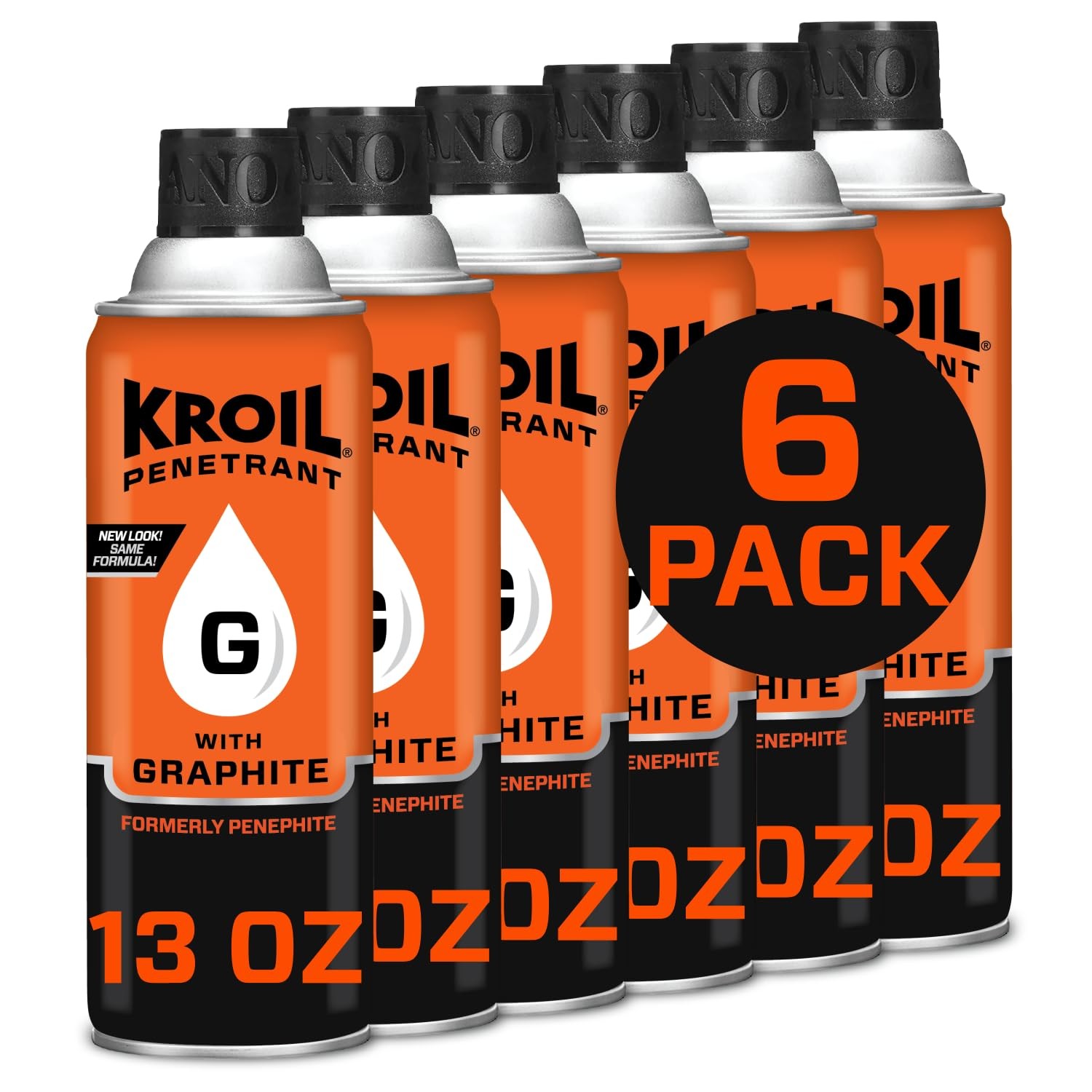 Kroil Penetrant with Graphite (Aerosol Spray-13oz Can-Case of 6)