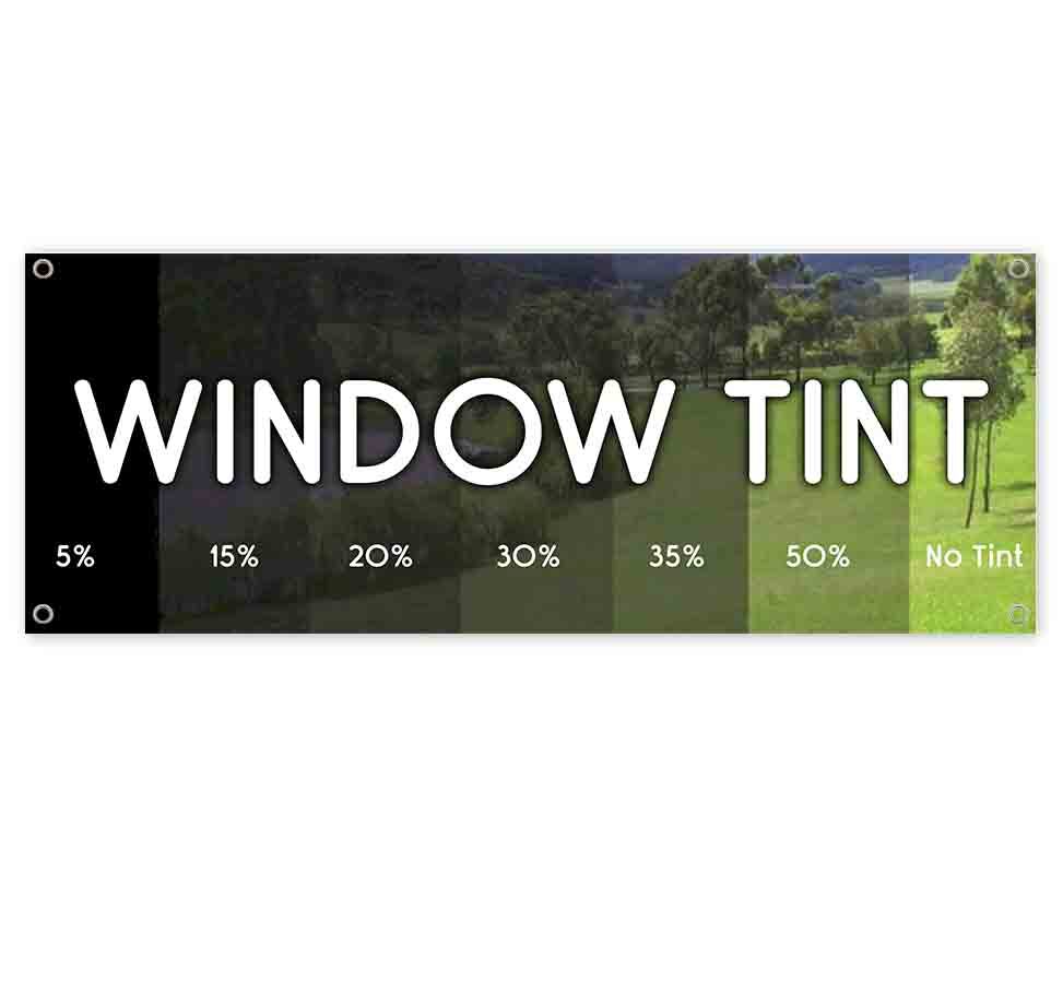 WINDOW TINT CLEARANCE BANNER Advertising Vinyl Flag Sign INV TINT TINTING