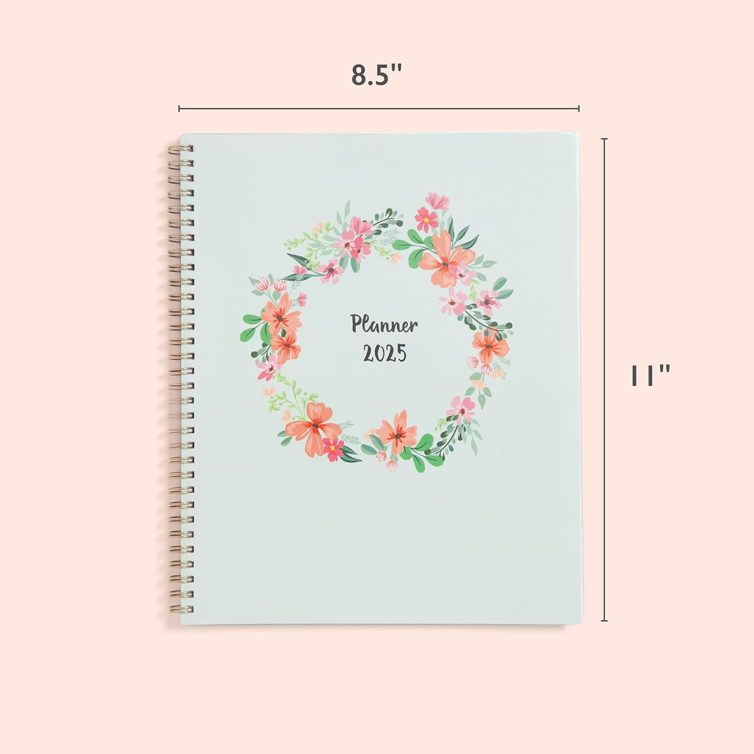 2025 Weekly and Monthly Planner Calendar, January 2025 – December 2025, 8.5″ X 1