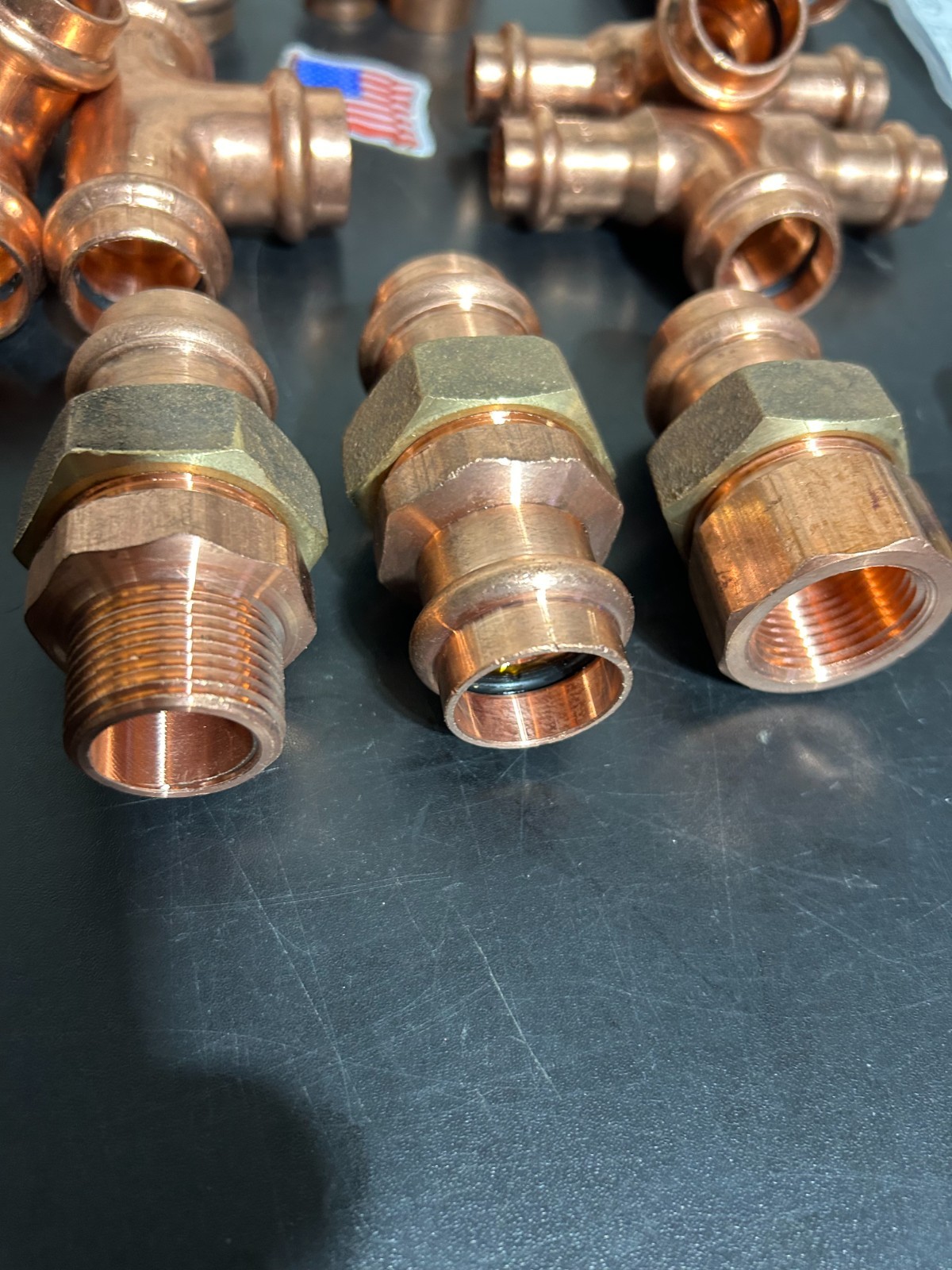 PROPRESS NIBCO VIEGA COPPER PRO PRESS FITTINGS 3/4″ NIB. MADE IN USA QTY 71