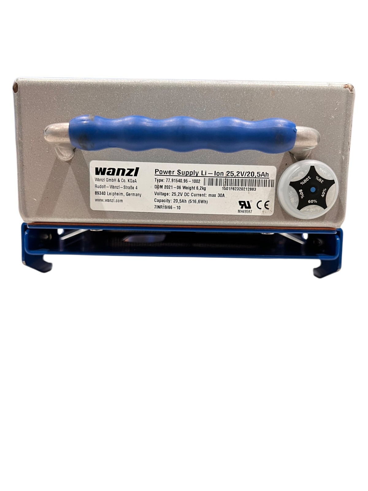 Wanzi Lithium Ion Battery Power Supply Splash Proof 25.2V 20.5AH Open box New
