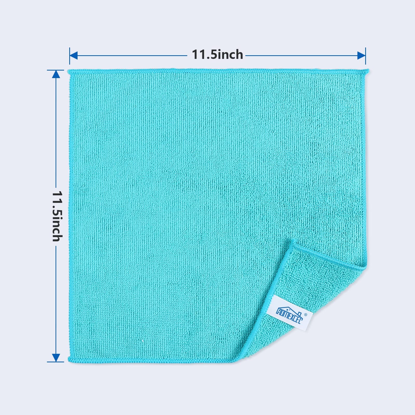 HOMEXCEL Microfiber Cleaning Cloth12 Pack Cleaning Rags Cleaning Towels with …