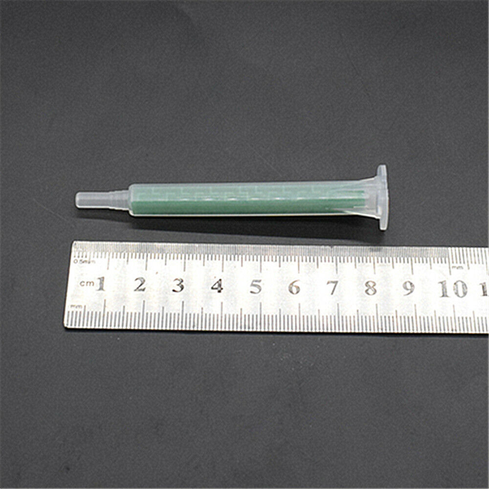 50pcs Static Mixer AB Glue Adhesive Mixing Nozzles Epoxy Resin Glue Mixing Tube
