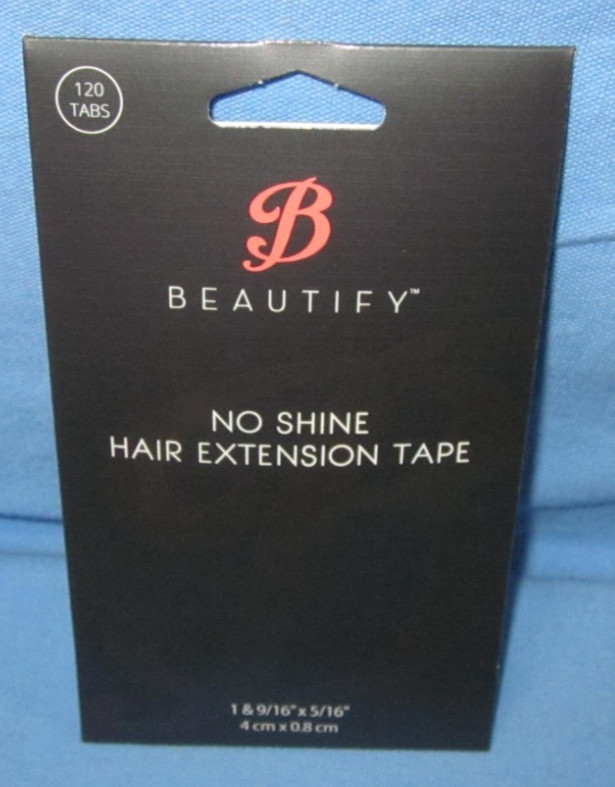 Beautify No-Shine Hair Extension Tape Tabs Double Sided ~ 120 tabs