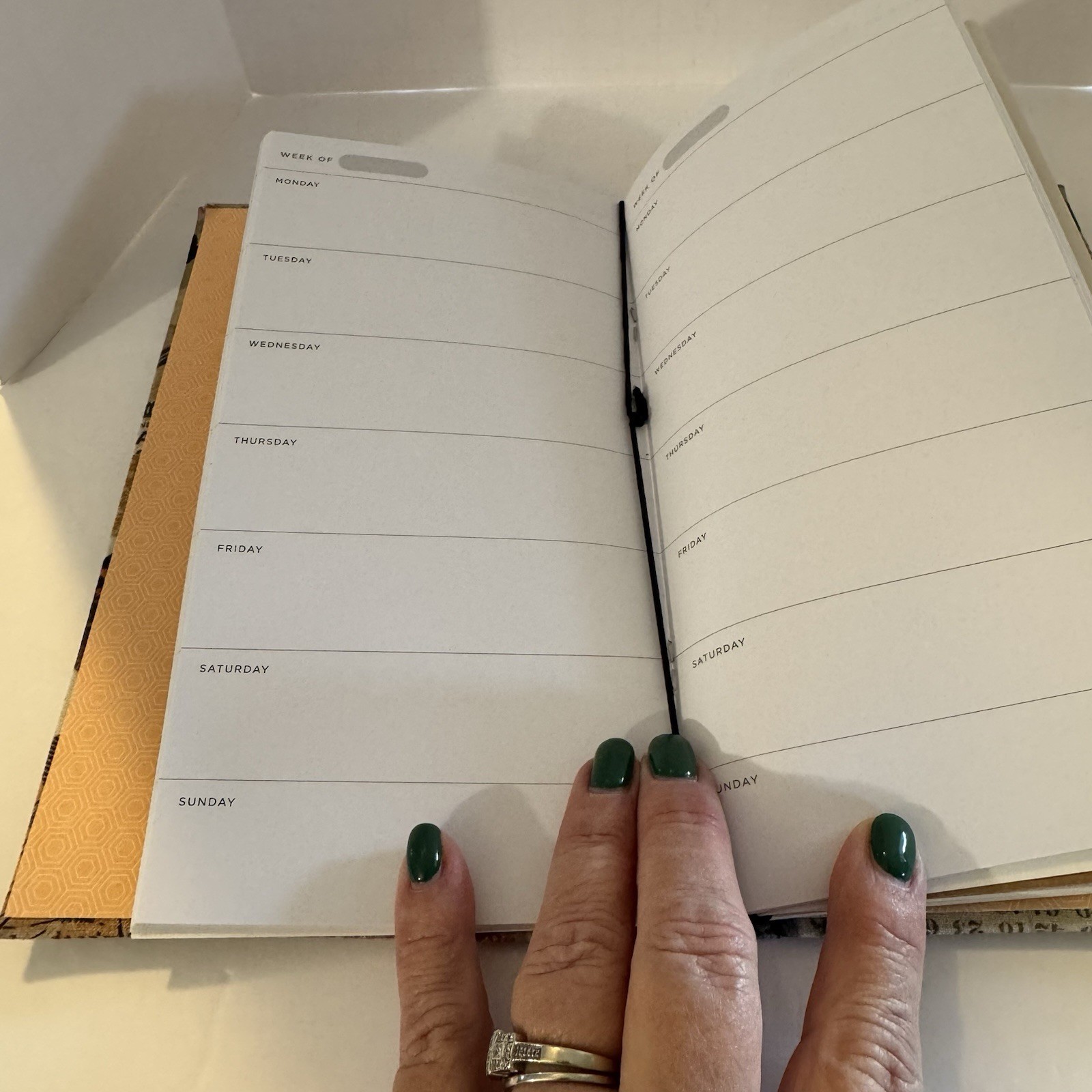 Junk Journal Handmade Travel Size With Blank Calendar And Lined Journal Vintage