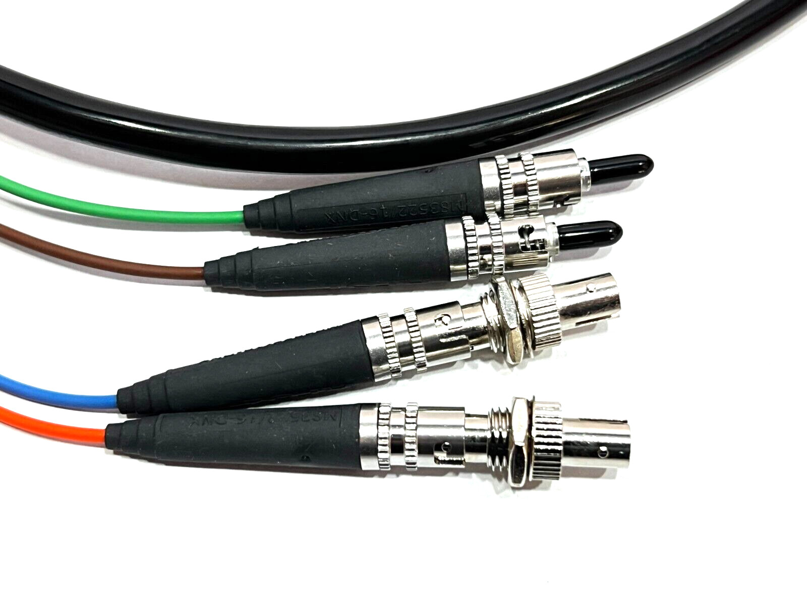 Amphenol FSI MIL-SPEC FS4H8000 Fiber Optic TFOCA-II Jam Nut Receptacle Assembly
