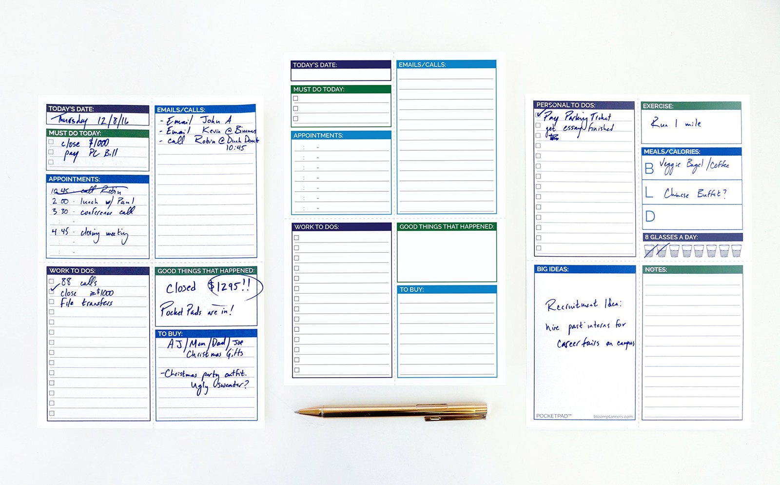 bloom daily planners Pocket Pad – To 6 inches X 9 inches, 6″ x 9″