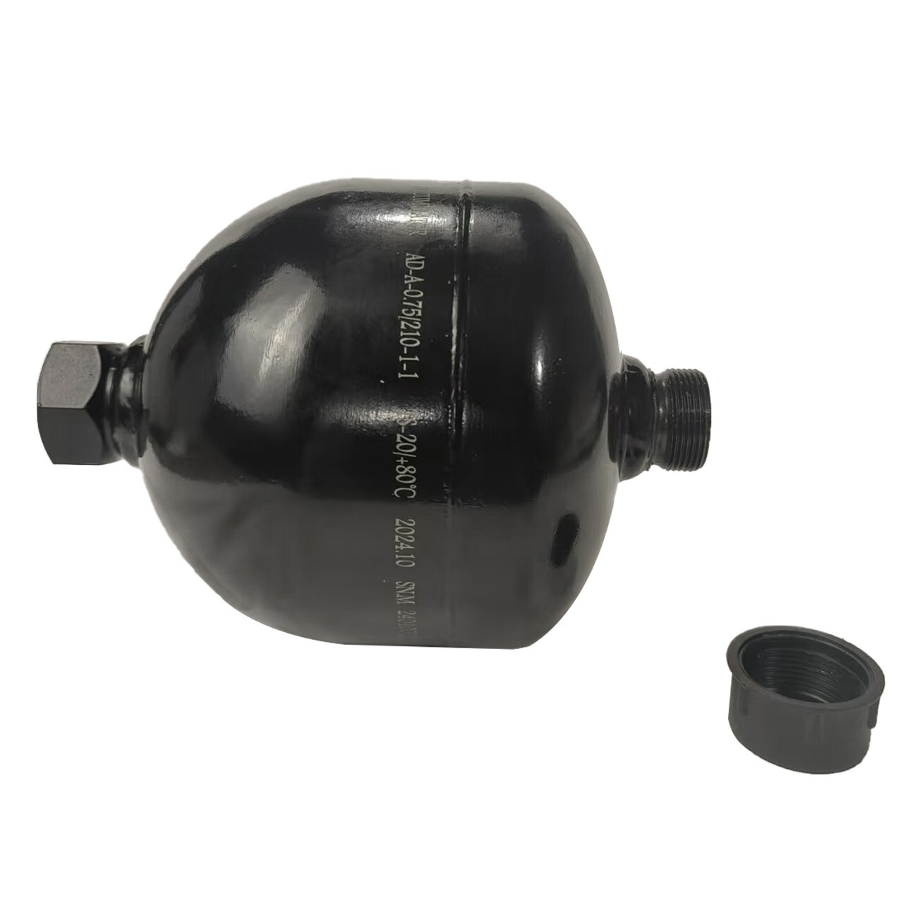 3/4-16UNF Diaphragm Accumulator, 4786psi Max Working Pressure, 46cu.in(0.75L)
