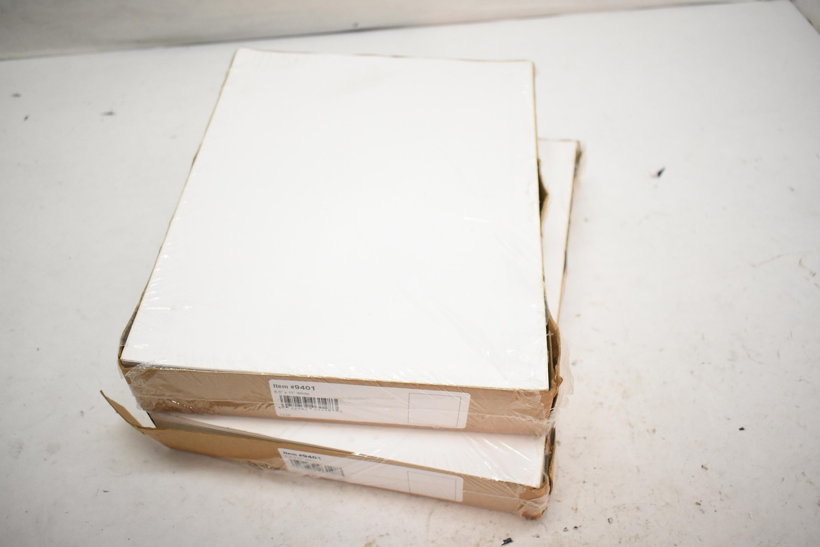 Blank White Adhesive Label Sheets 8.5 X 11 Inch Item 9401 Lot 2 Packs Total