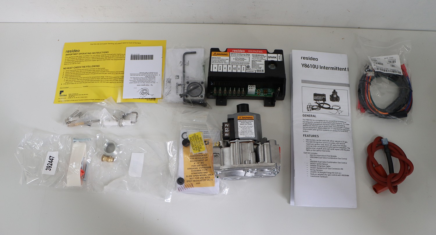 Resideo Intermittent Pilot Control Conversion Kit Y8610U6006
