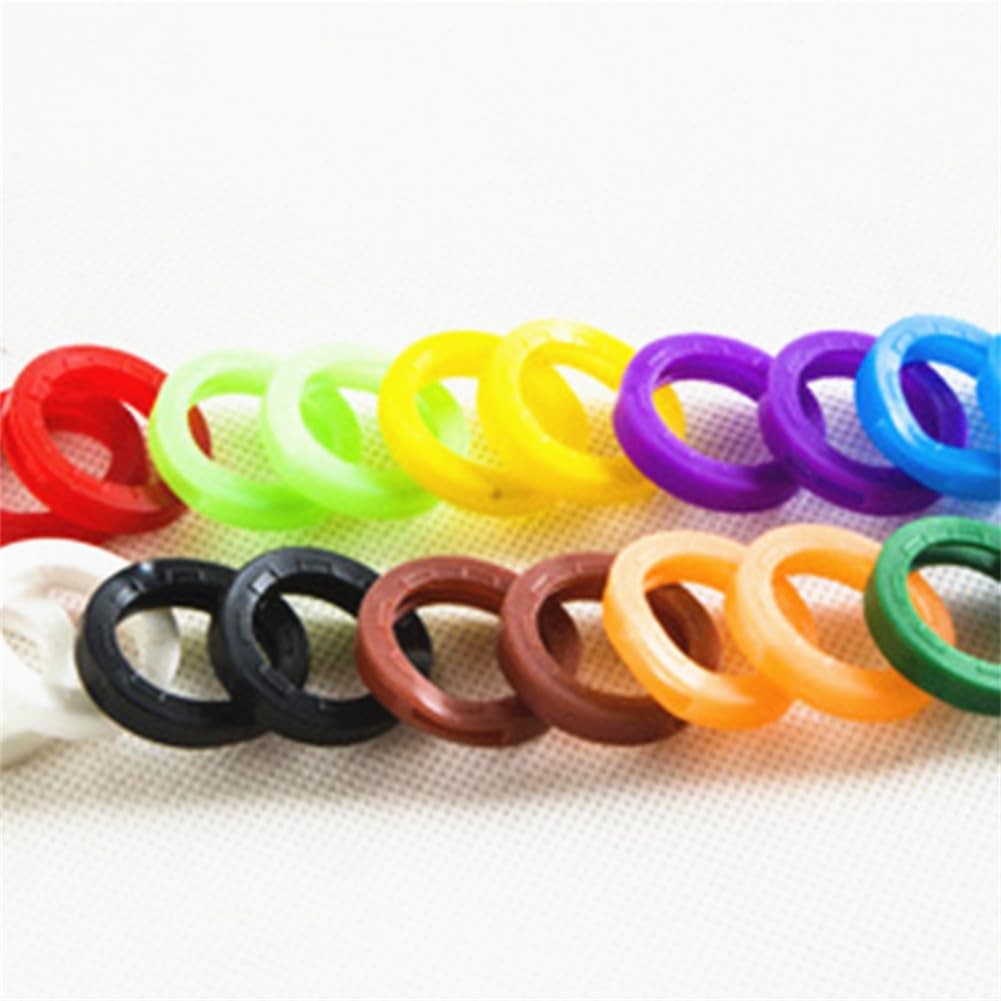 1PCS Key Caps Covers Tags, Plastic Key Color Identifiers for Standard Flat Ho…