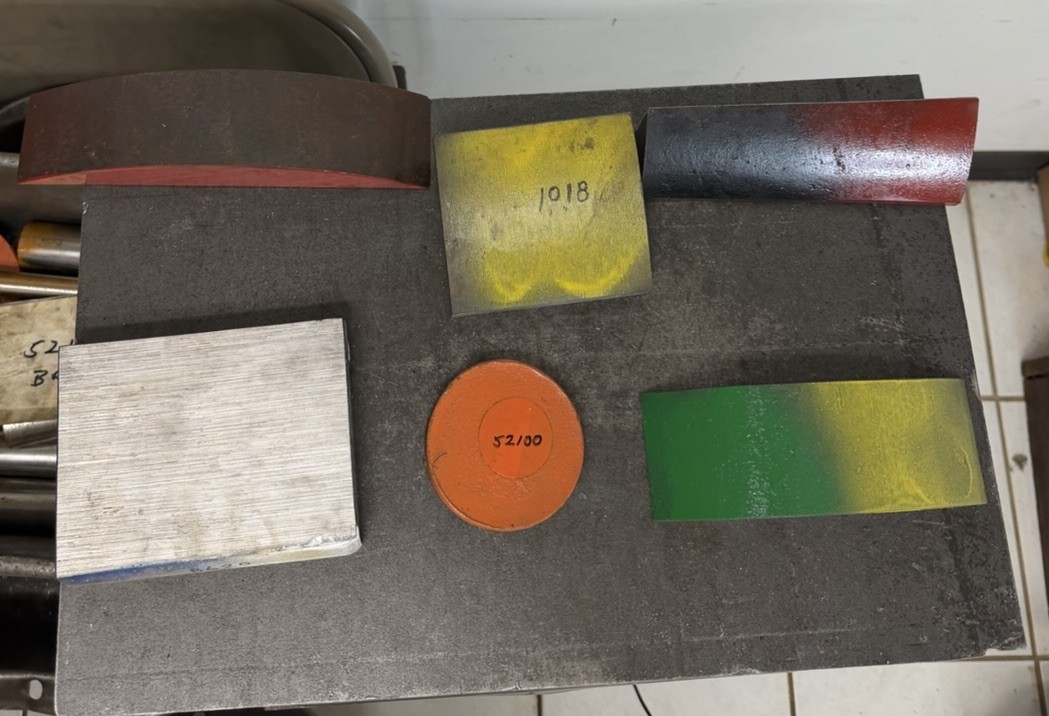 30.10 lbs Misc Carbon & Alloy Steel Cutoff Lot – Mixed Grades (6 PC LOT)