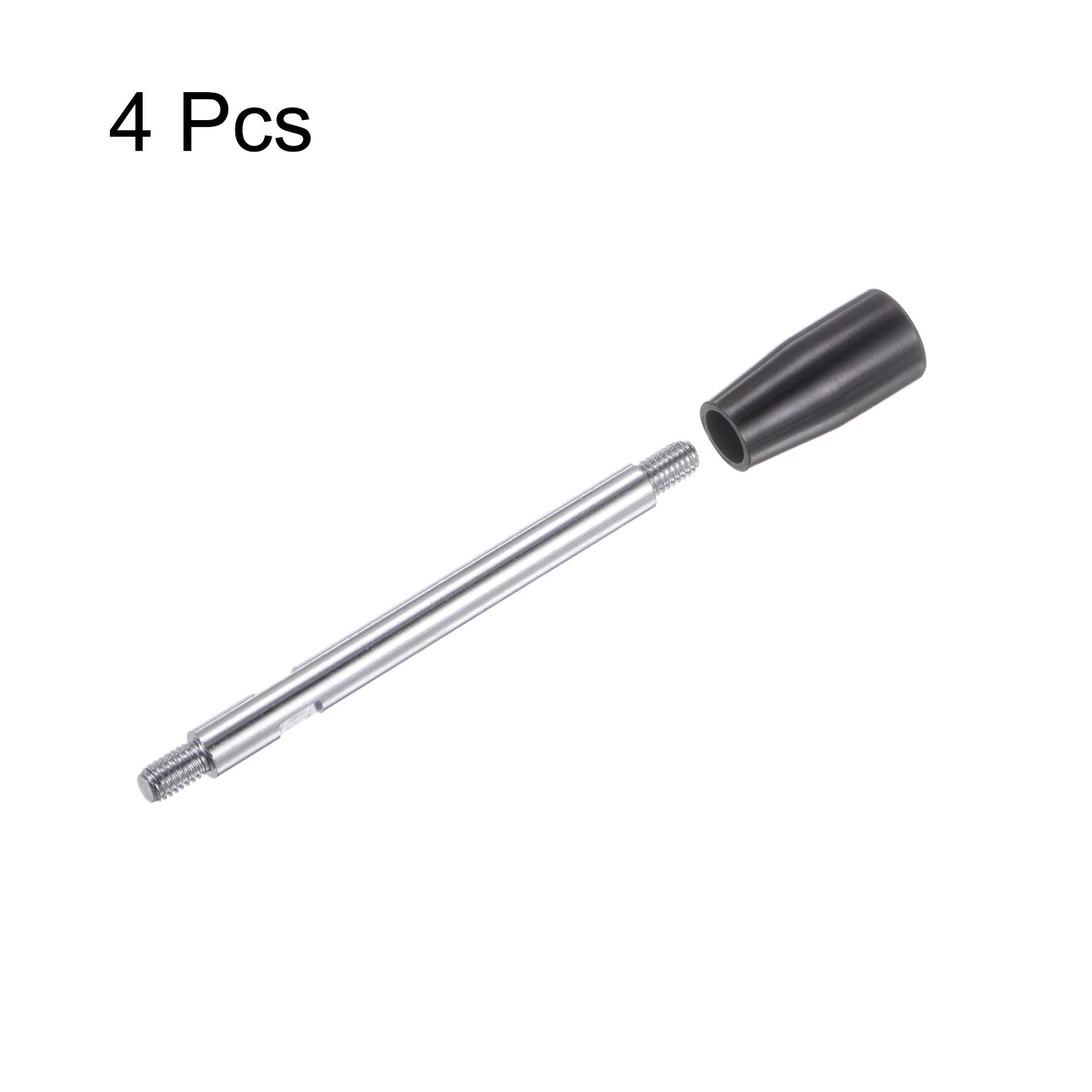 4pcs M6 Crank Handle Grip Lathe Machine Revolving Clamping Handles 115mm Length
