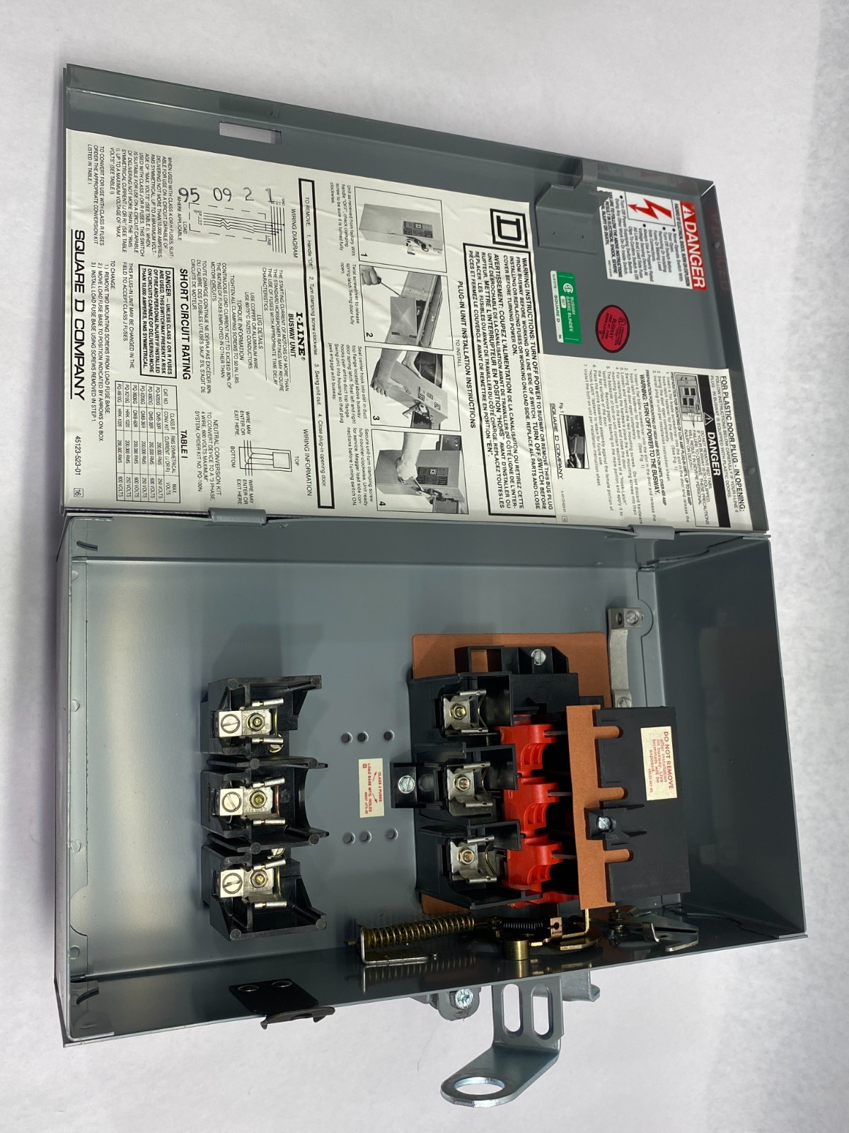 Square D PQ3603G Ser. 4 I-LINE Busway Switch 30A 3P3W 600V
