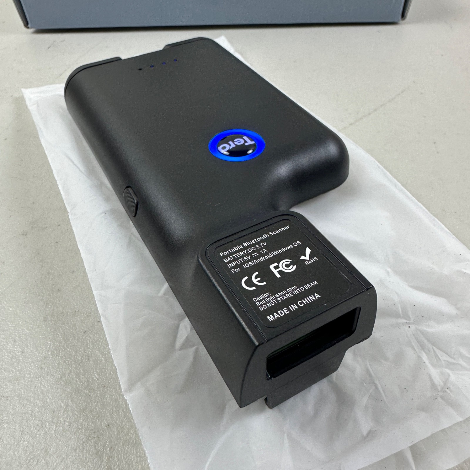 Tera Wireless 1D 2D QR Barcode Scanner Portable Back Clip 3 in 1 2.4GHz 0013