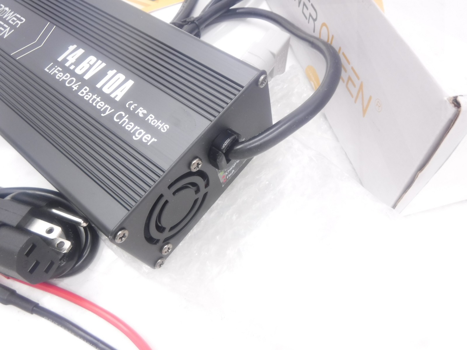 Power Queen 12V (14.6V) 10AMP LidePO4 Battery Charger For Lithium Battery