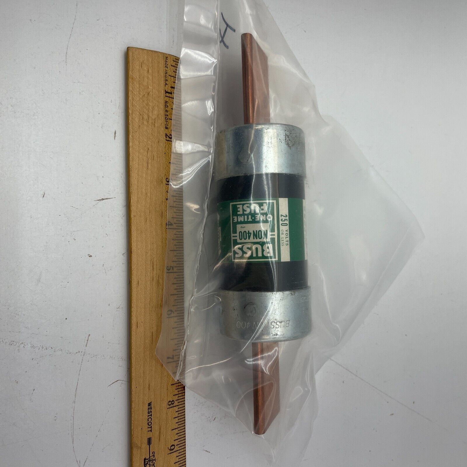 Bussmann NON-400 400A Blade Fuse 250V Class H One-Time Non-Current Limiting