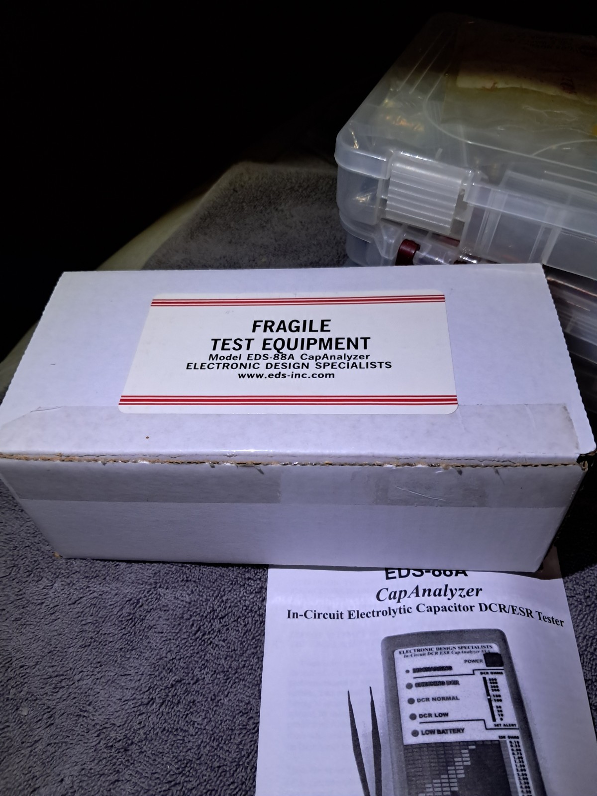EDS CapAnalyzer 88A ESR Tester Kit – Custom Hardwired Pomona Tweezer Upgrade