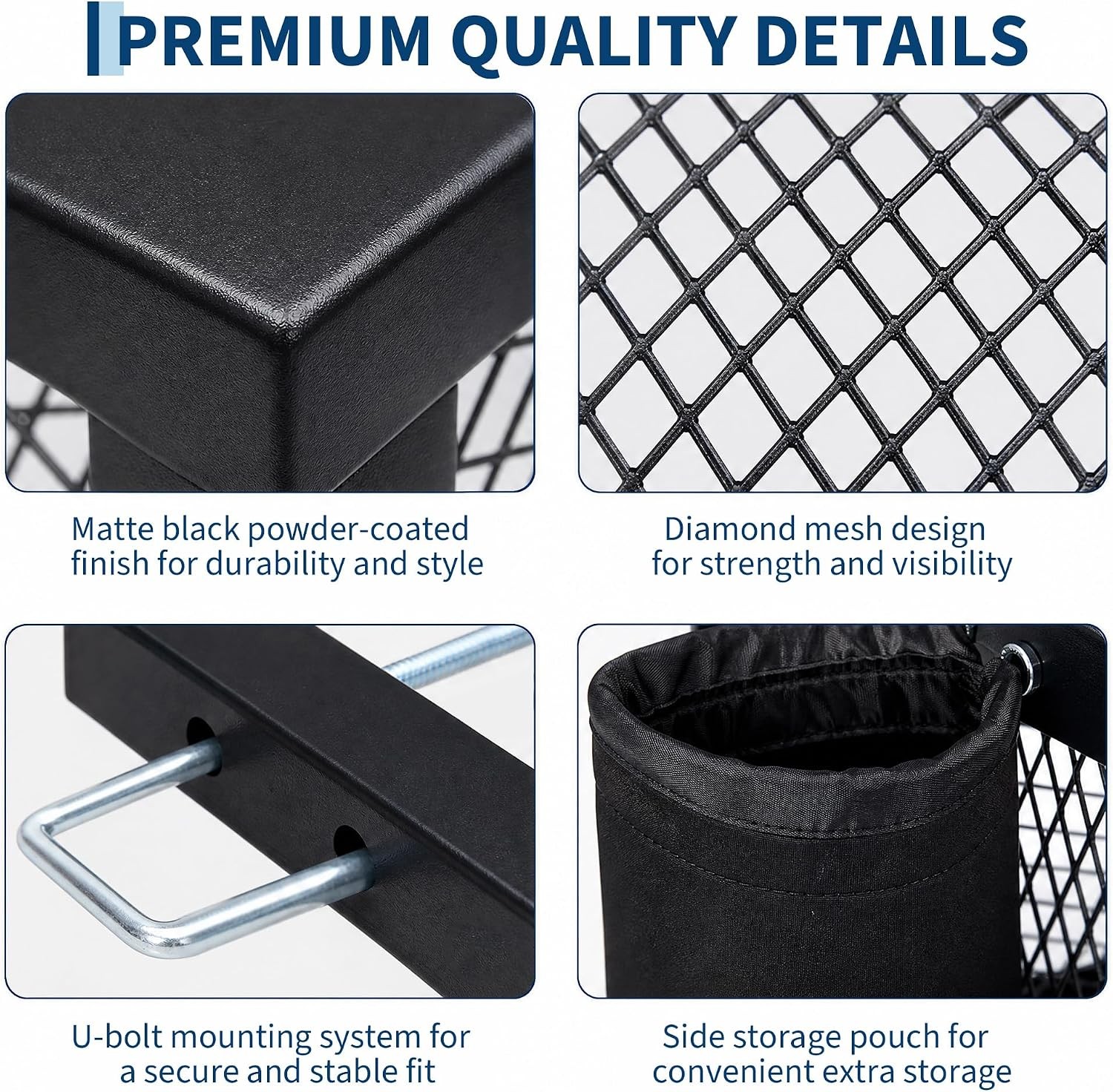 Heavy Duty Tractor Tool Box, Tractor Basket Toolbox Suitable for Most Tractors