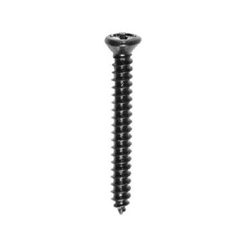 100#4 X 1/2″ Phillips Oval Head Tapping Screws Black