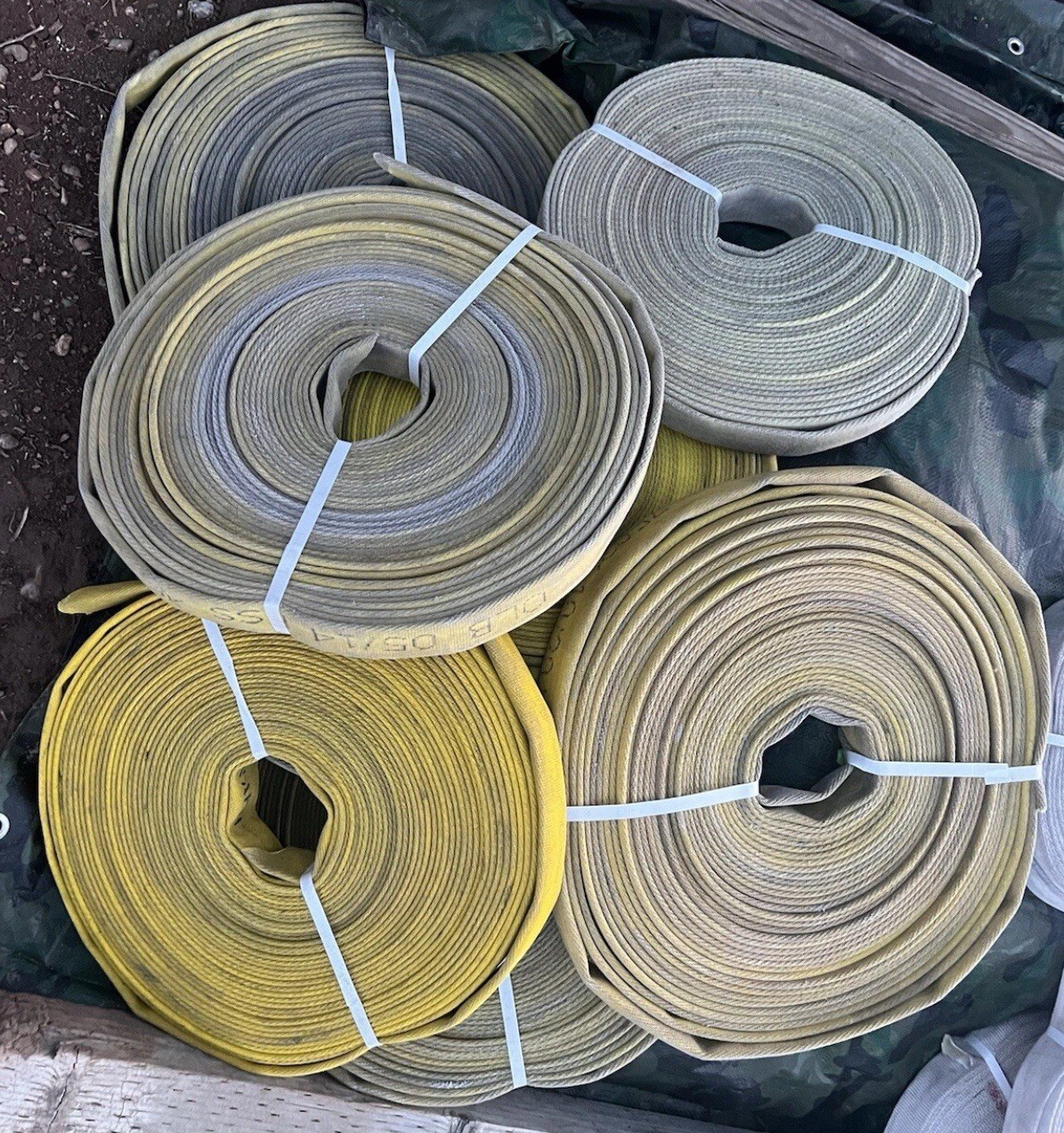 Decommissioned Wildland Fire Hose with NPSH Couplers – 1.0” x ~100’