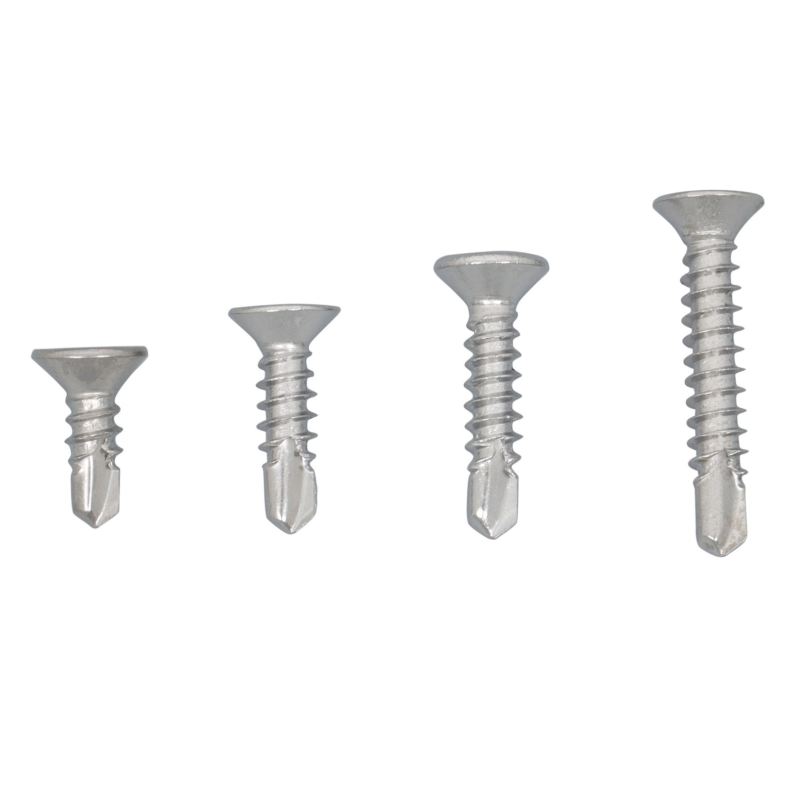 425PC 410 Stainless Steel Self-Tapping Screws #8#10 Self-Drilling Assortment Kit