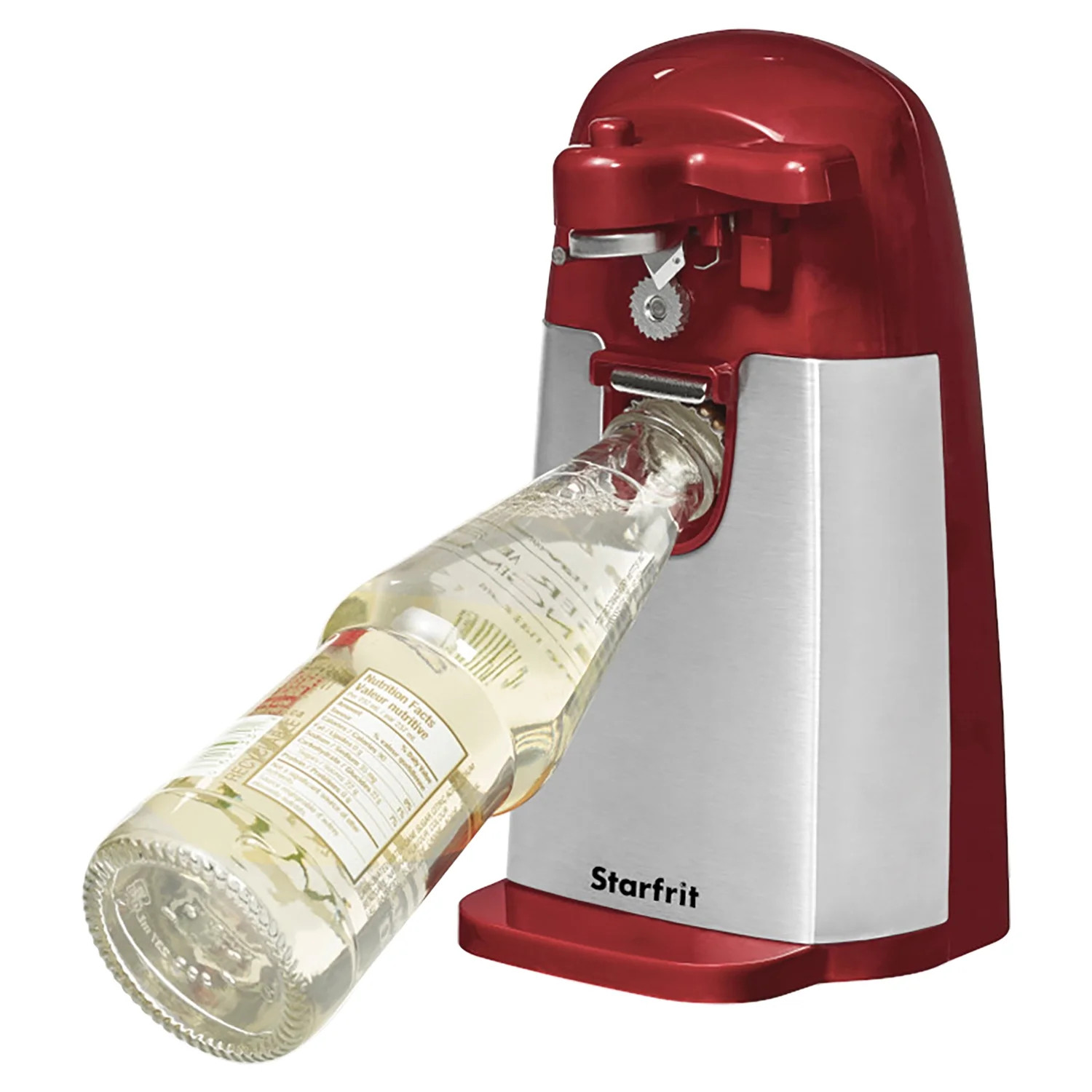 Starfrit Mightican 3-in-1 Red Electric Can Opener 024715-003-0000