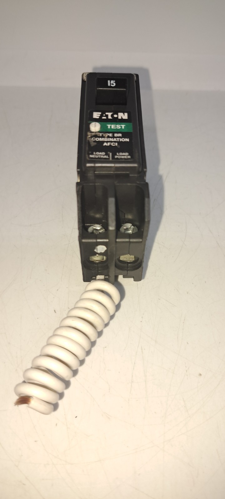 Eaton BRCAF115 15 Amp 1 Pole 120V Combination AFCI Circuit Breaker Flaw