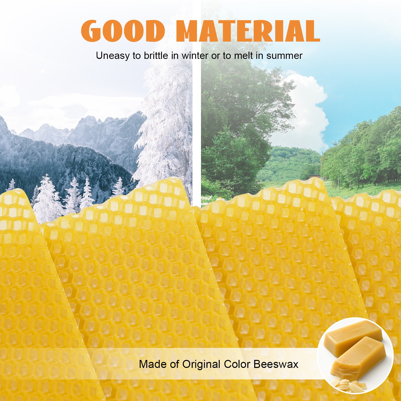 30Pcs 7.7*16.3″ Honeycomb Wax Frames Beekeeping Foundation Honey Bee Hive Tool.